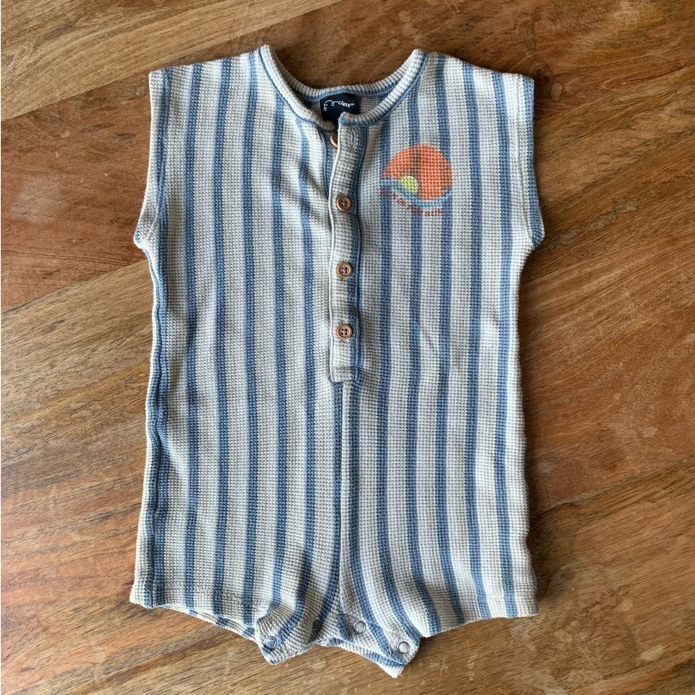 Art Class Baby's Striped‎ One Piece Jumper Size 18M